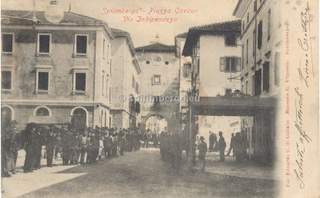 Spilimbergo, Piazza Cavour e Via Indipendenza 1900